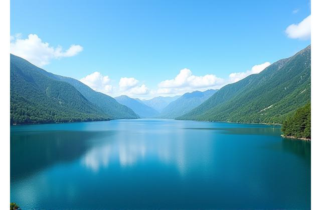 北海道の広大な自然と湖